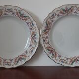 ancient plates Digoin flowers