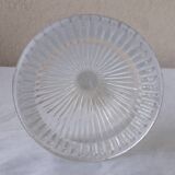 Pair of glass candlesticks