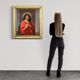 Italian religious painting Madonna dated 1929