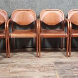 According to Tatra Pravenec: Set of 6 modular armchairs, 20th century