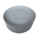 10 flat plates white porcelain from Berry