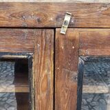 Old Burmese teak display case