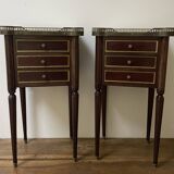 Pair of Louis XVI Style Bedside Tables