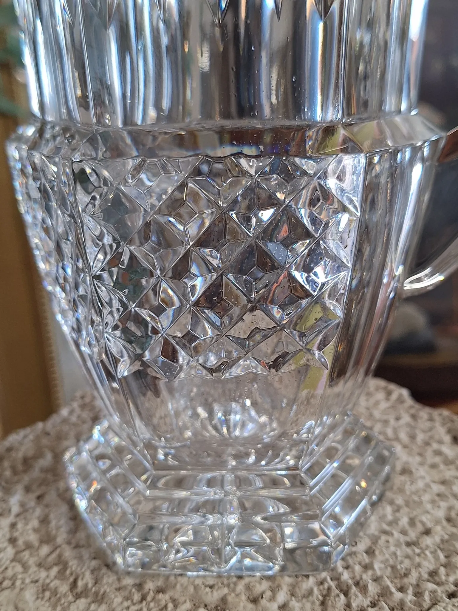 Crystal water jug