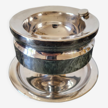 Saucière bain marie métal argenté