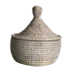 White braided basket