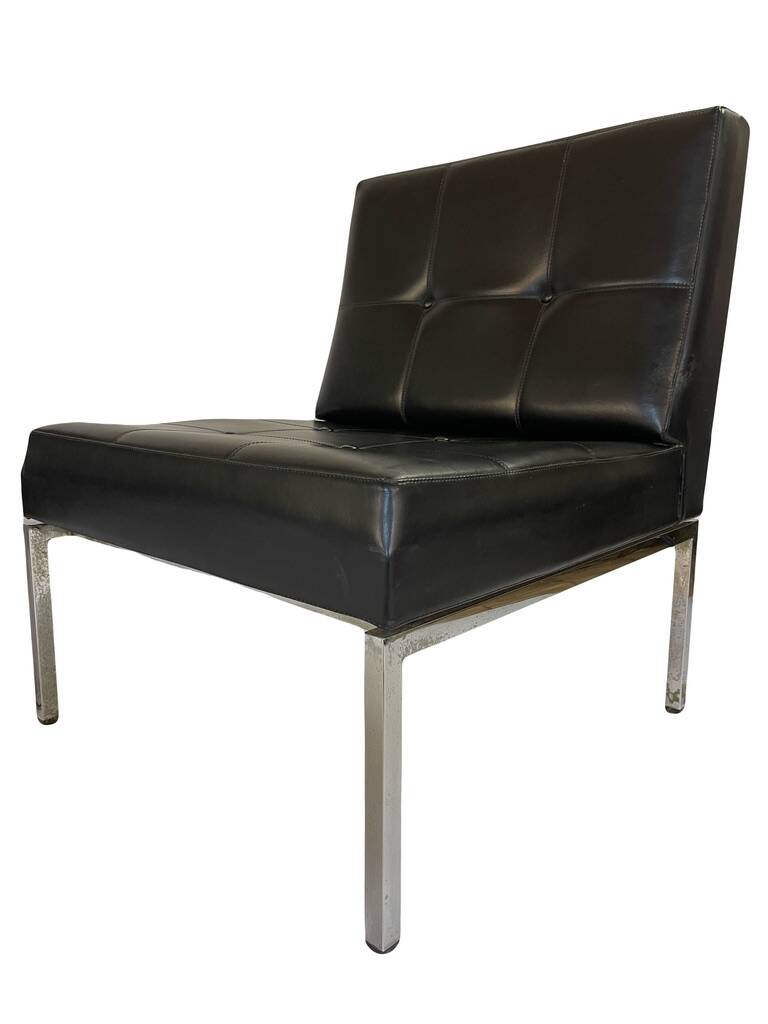 Pair of "samurai" armchairs by Joseph-André Motte for Airborne, 1970