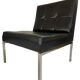 Pair of "samurai" armchairs by Joseph-André Motte for Airborne, 1970