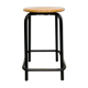 Vintage industrial italian stool, 1970s