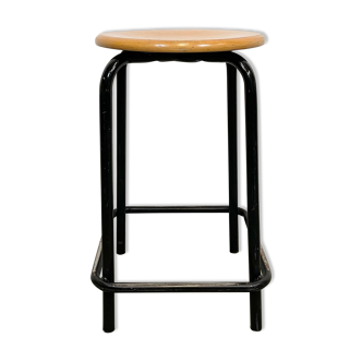 Vintage industrial italian stool, 1970s