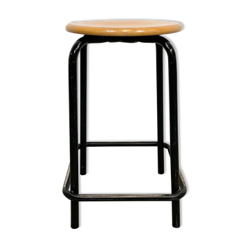 Vintage industrial italian stool, 1970s