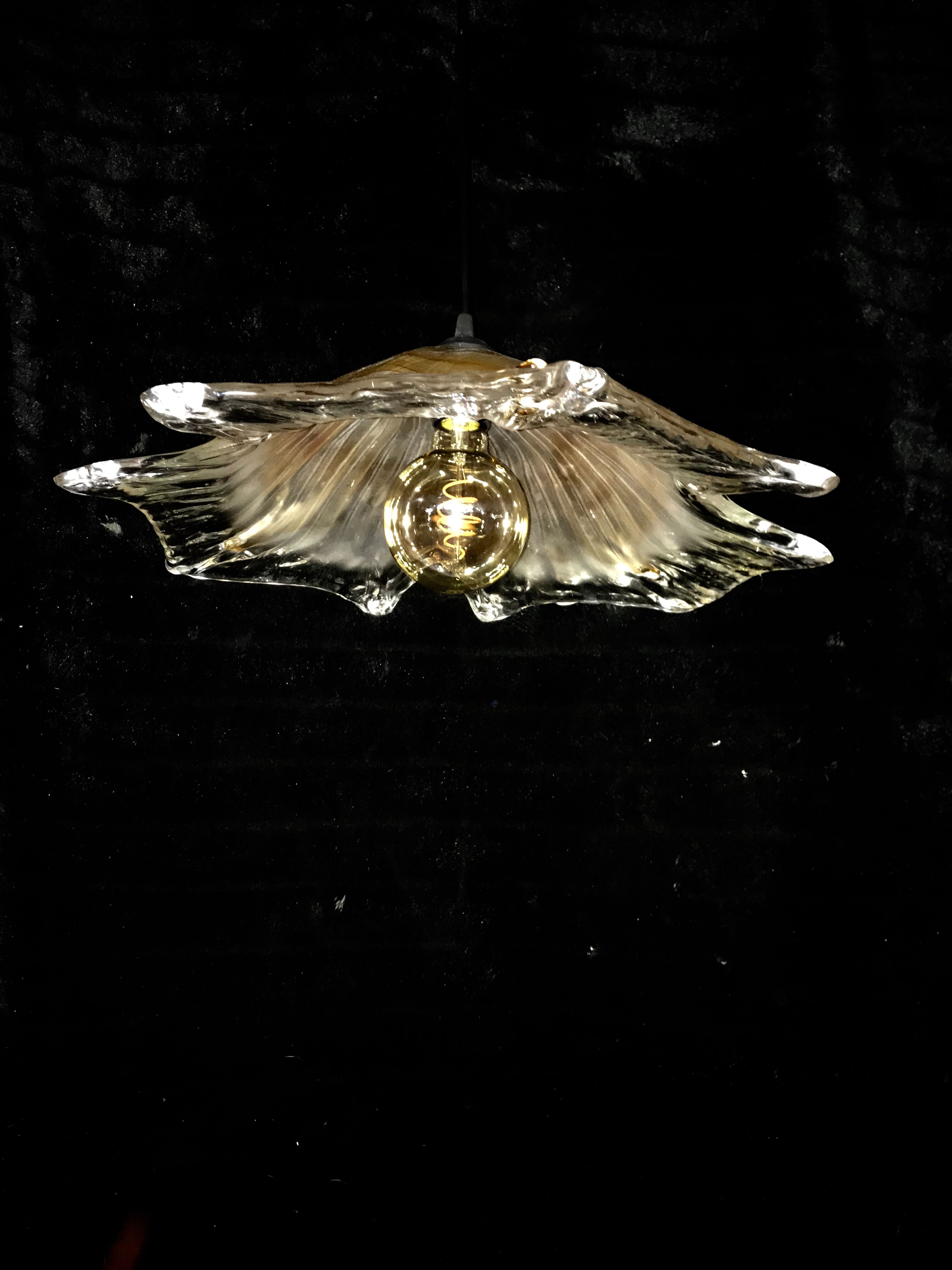 During Mazzega amber glass