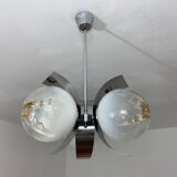 Chrome chandelier Mazzega