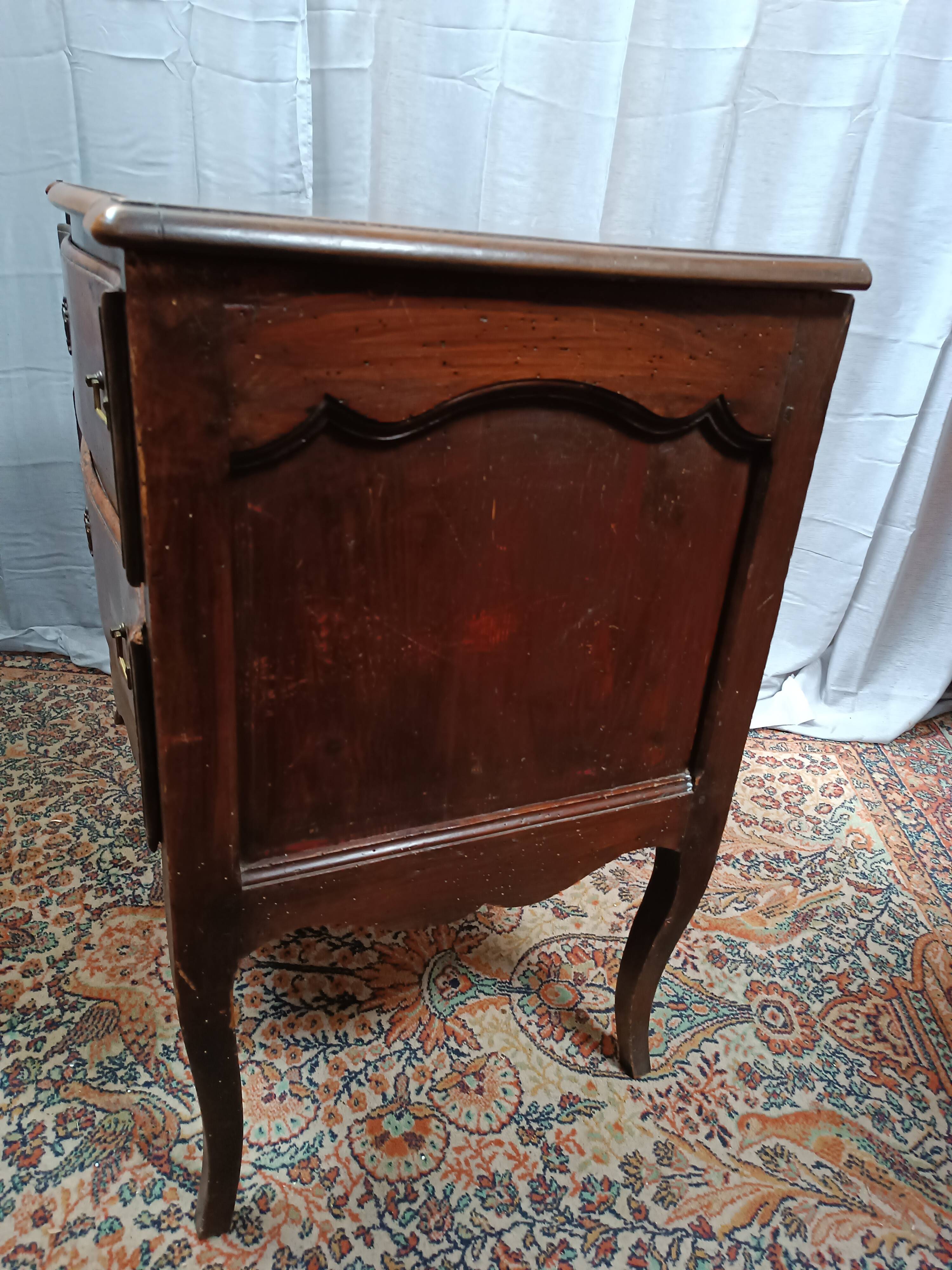 Louis XV walnut chest of drawers