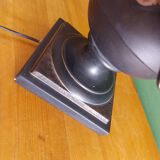 70's georgia jacob lamp, gold leaves