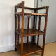 Occasional shelf bookcase in rattan