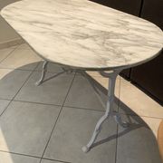 Table bistrot en marbre
