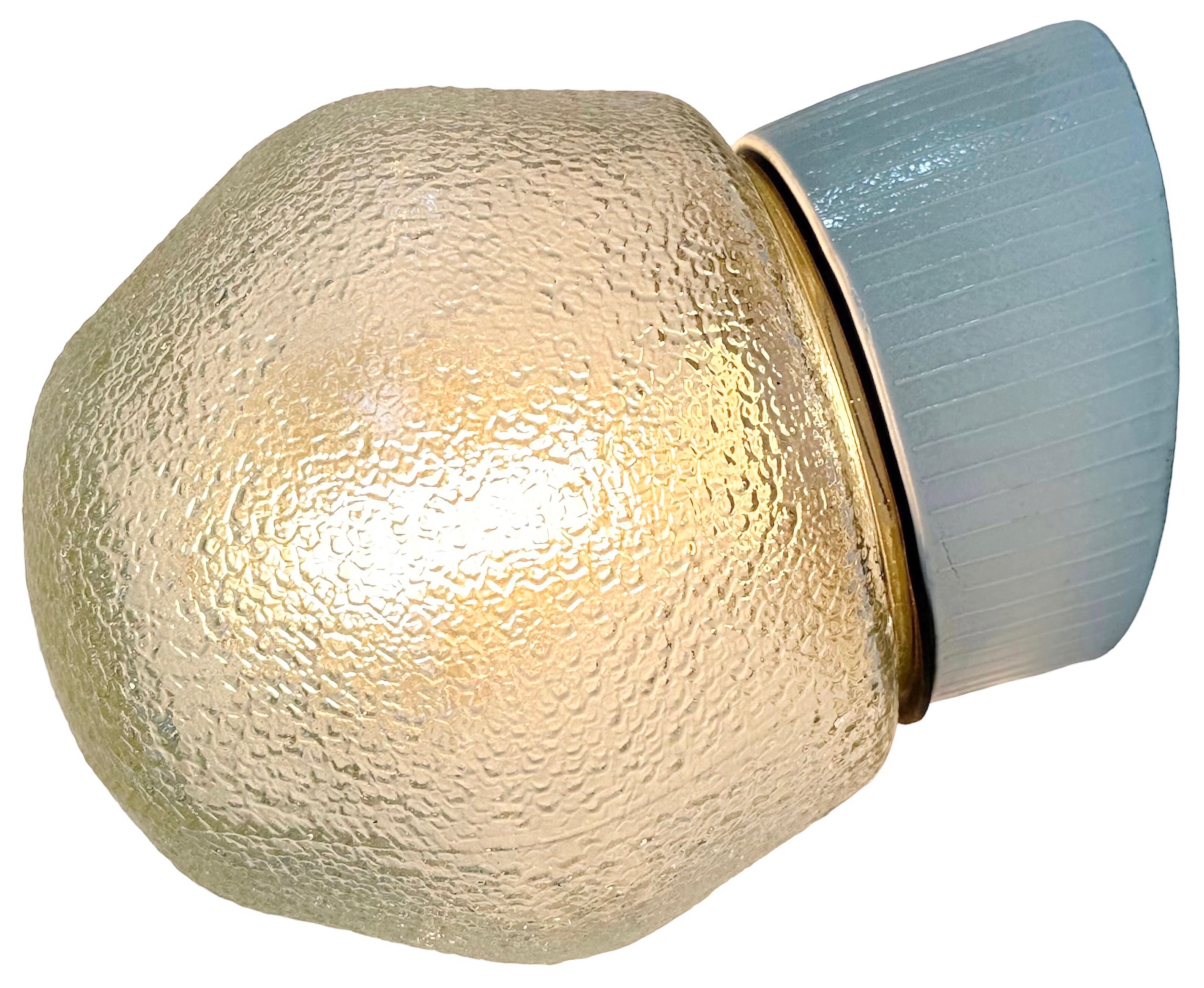 Vintage White Porcelain Wall Light, 1970s