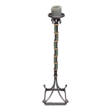 Wrought Iron Candle Stand With Beads Denmark