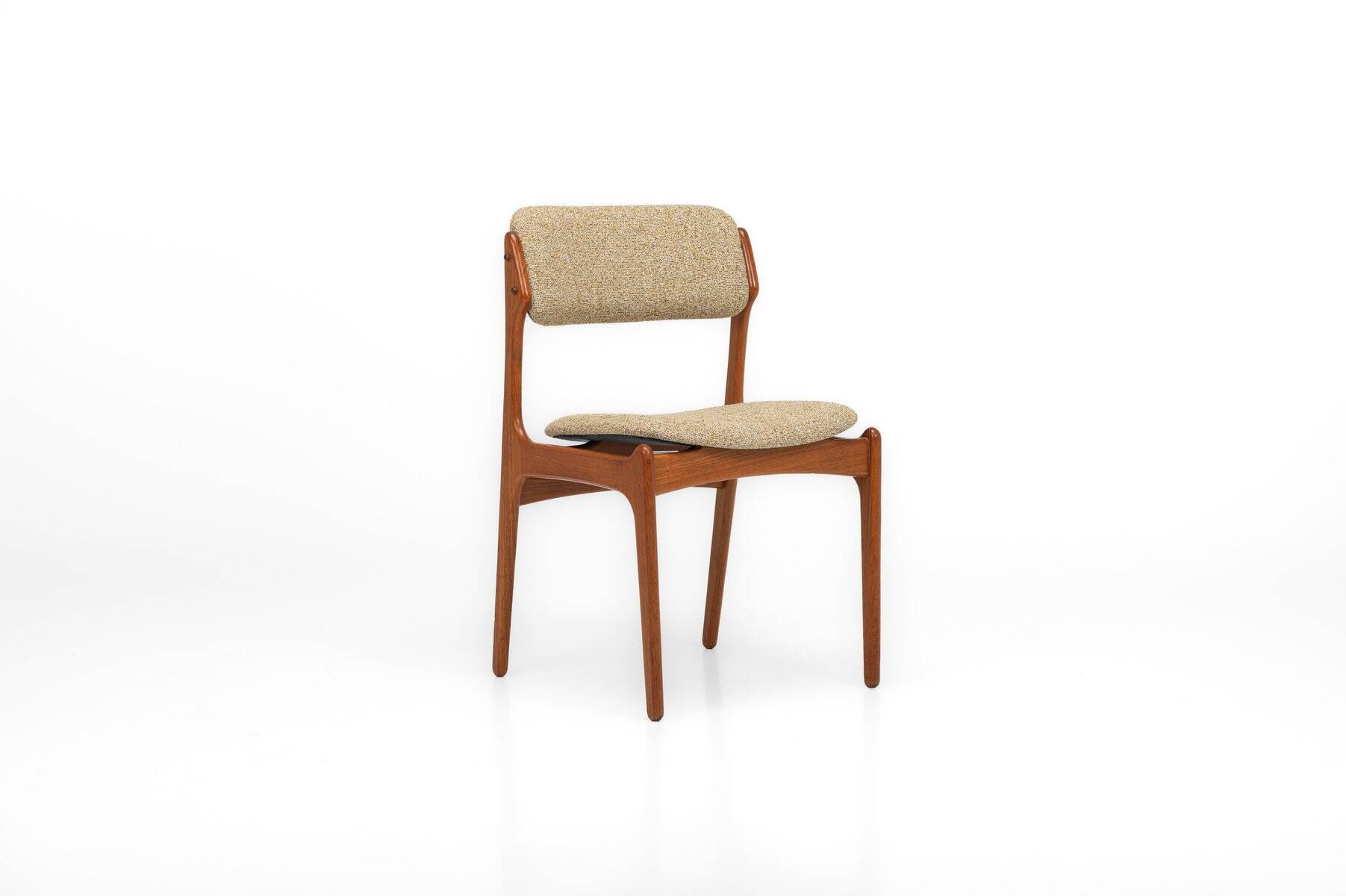 Model 49 dining chairs by Erik Buch for Odense Maskinnedkeri, Denmark, 1960s, set of 10