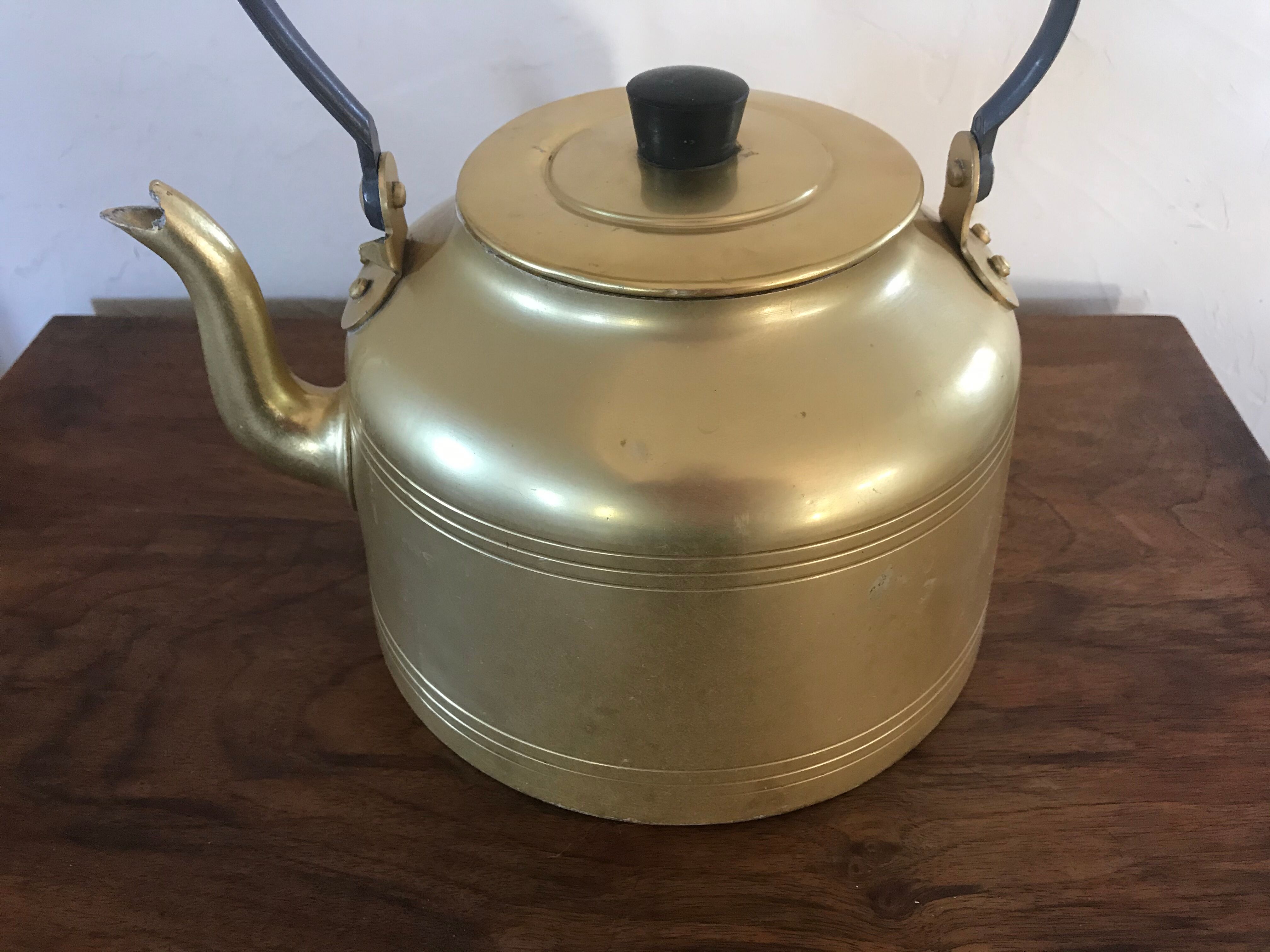 Golden kettle from the 60s