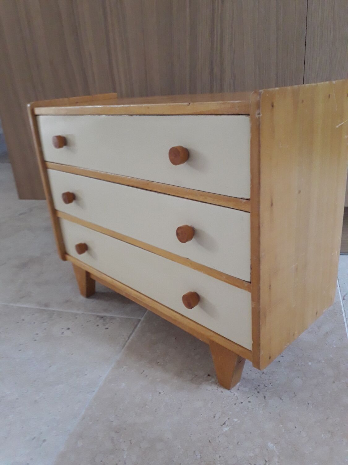 Toy doll dresser and furniture