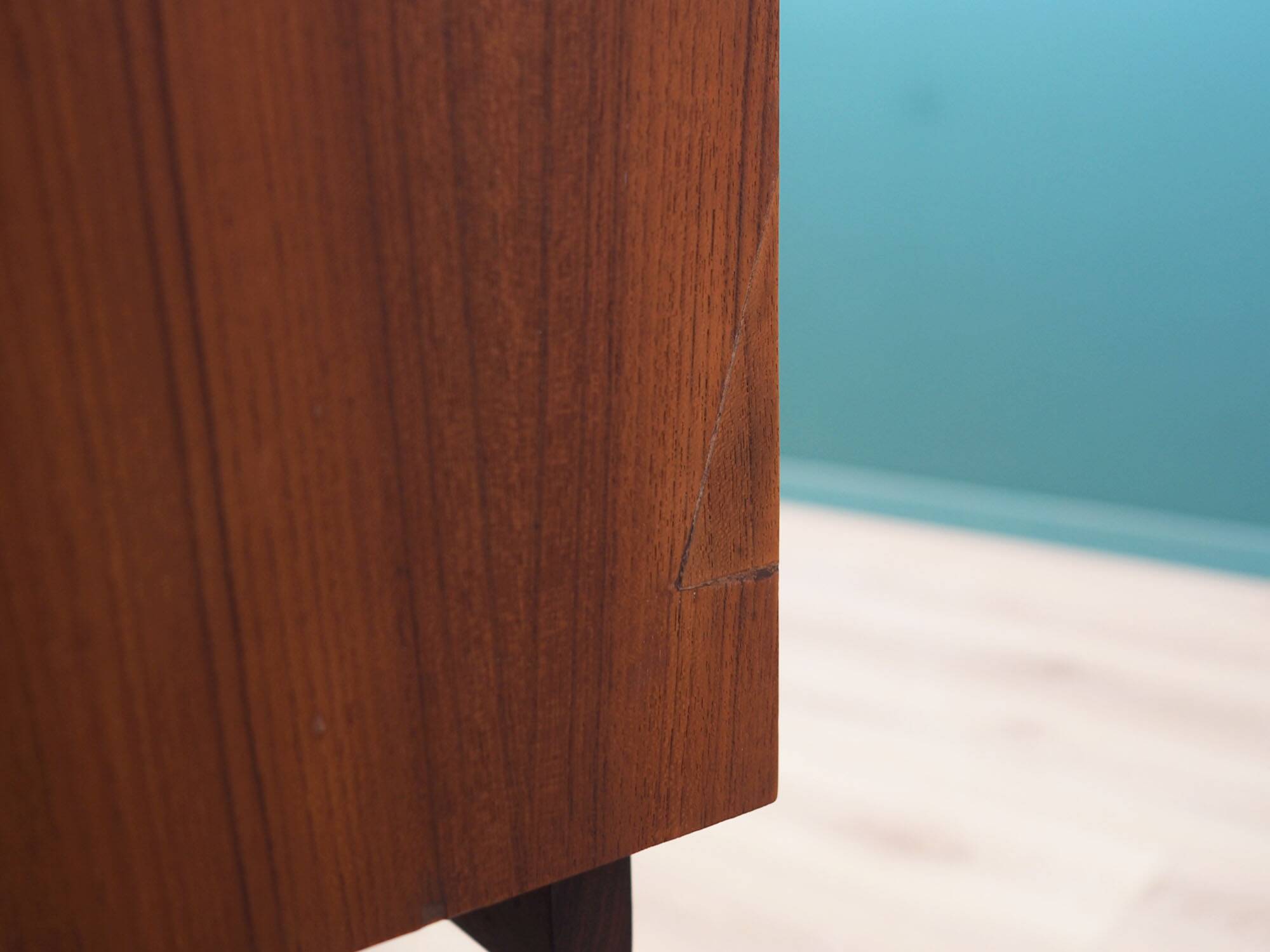 Teak highboard, Danish design, 1960s, production: Denmark