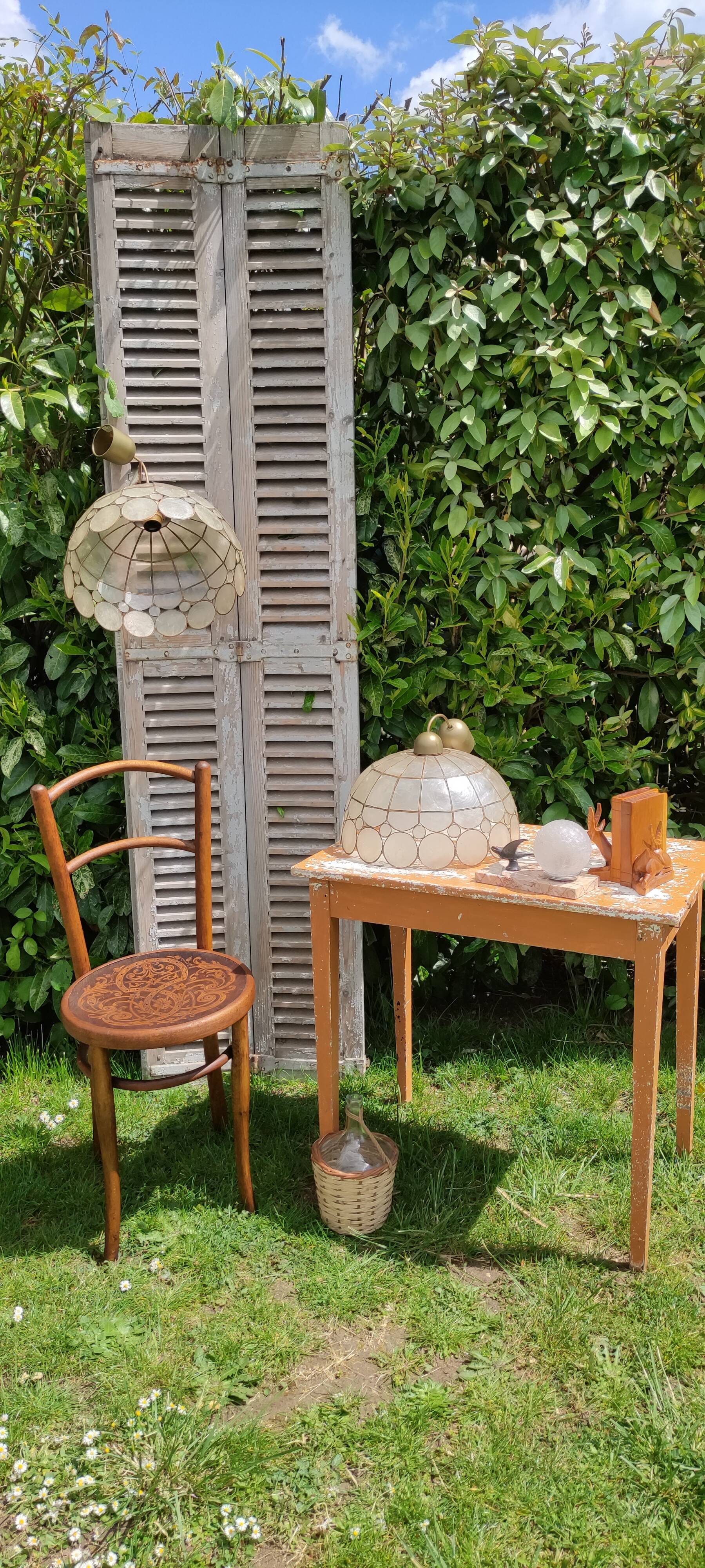 Vintage bistro chair by J-J Kohn