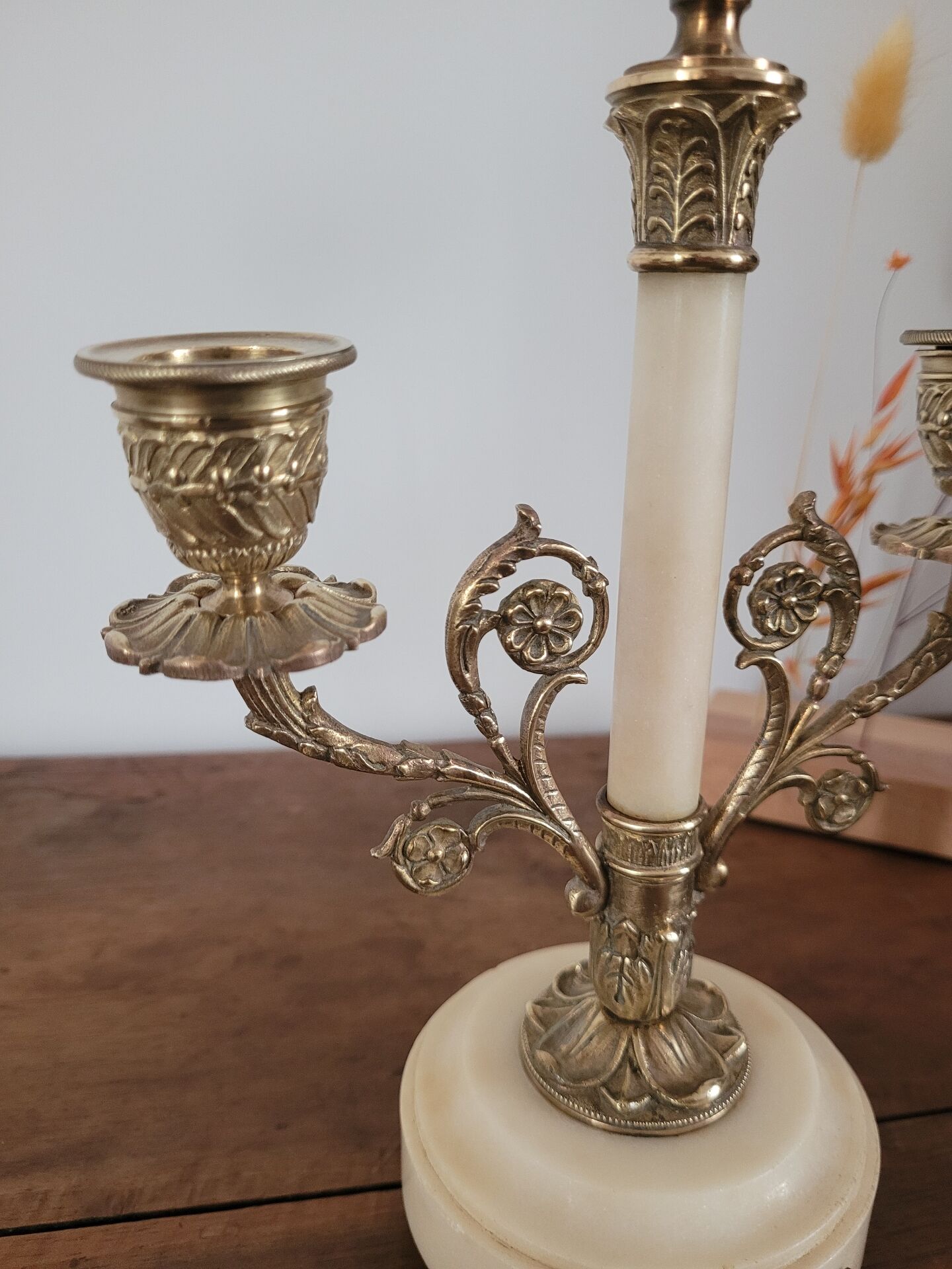 Pair of candelabra / chandeliers Louis XVI