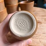 Verres gobelets grès Digoin