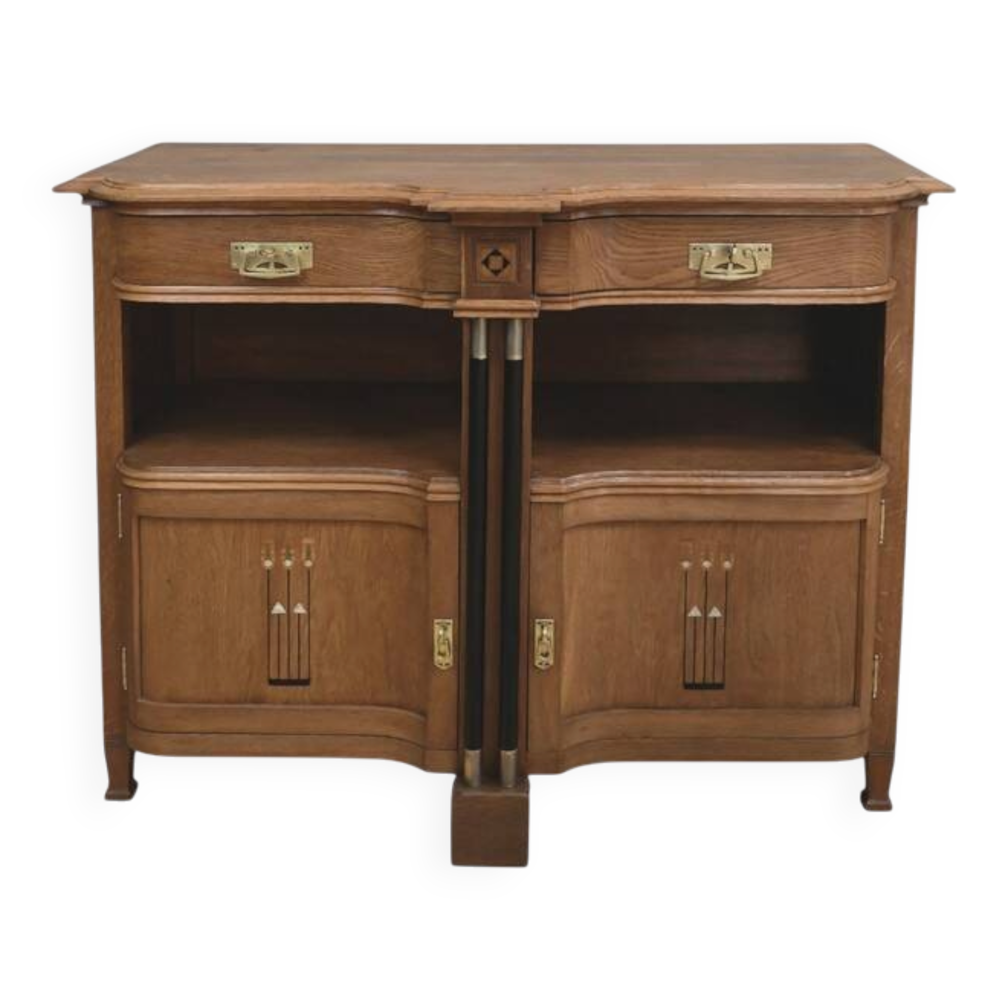 Oak dessert buffet in the style of Gustave Serrurier-Bovy, Art Deco – 1930