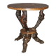 Brutalist pedestal table in vine around 1950