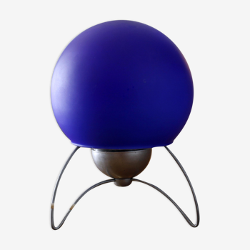 Lampe Space Age Murano bleue