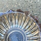 Large Art Deco molded glass ashtray Pierre D'Avesn Art Deco pocket emptier