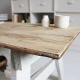 Trestle coffee table