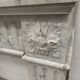Louis XVI Style Fireplace in White Veined Carrara Marble, 19th Century