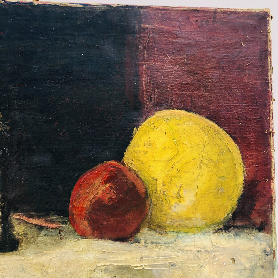Painting 1954 "Still life" signed L.Bonamy