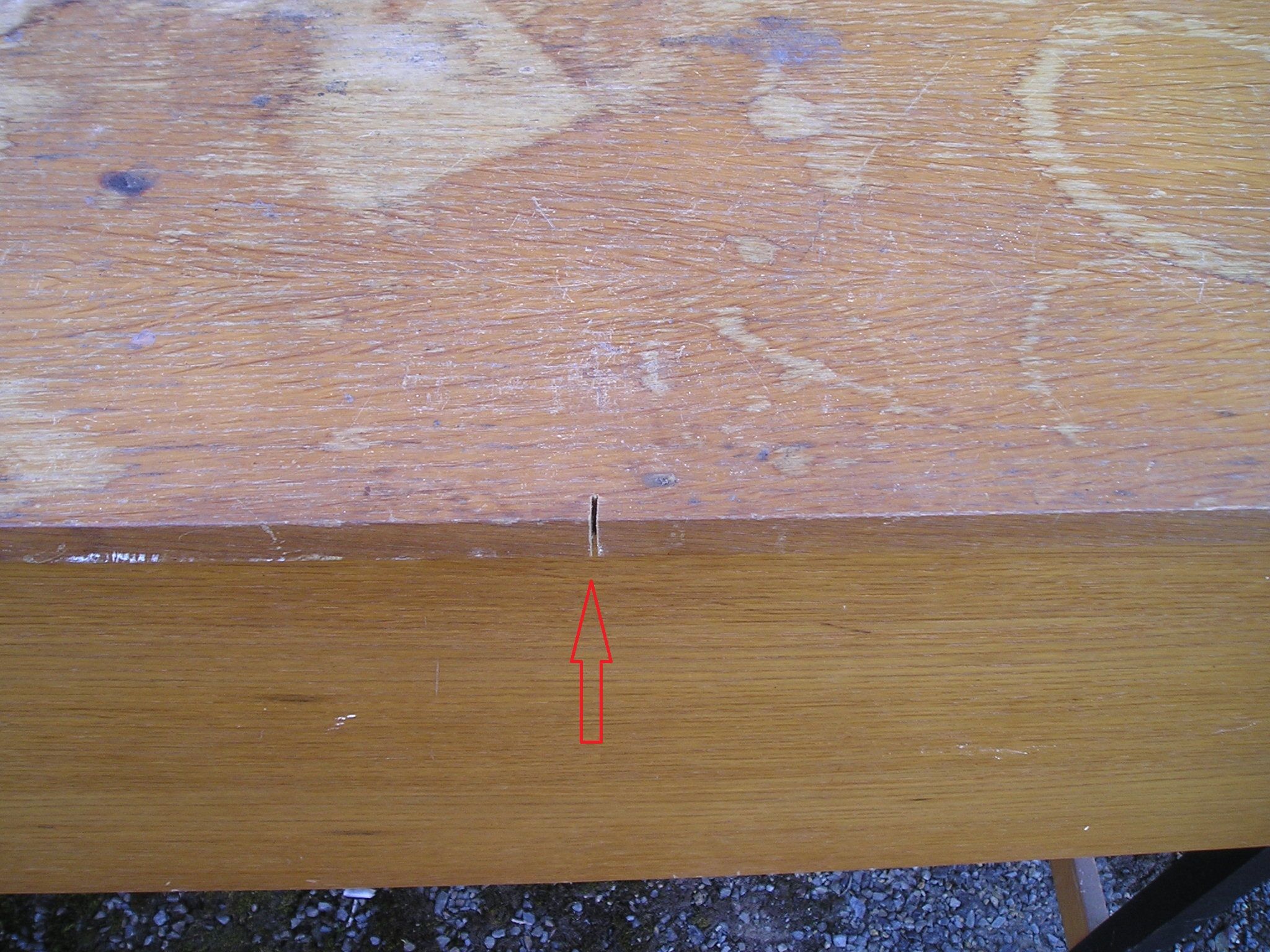 Bureau bois et métal des années 60/70
