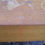 Wood and metal desk from the 60s/70s