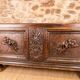 Antique Carved Solid Oak Chest – 2nd Half of the 18th Century
