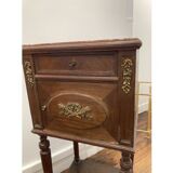 Vintage marble bedside