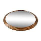 Mirror top in gilded brass 50s-60s