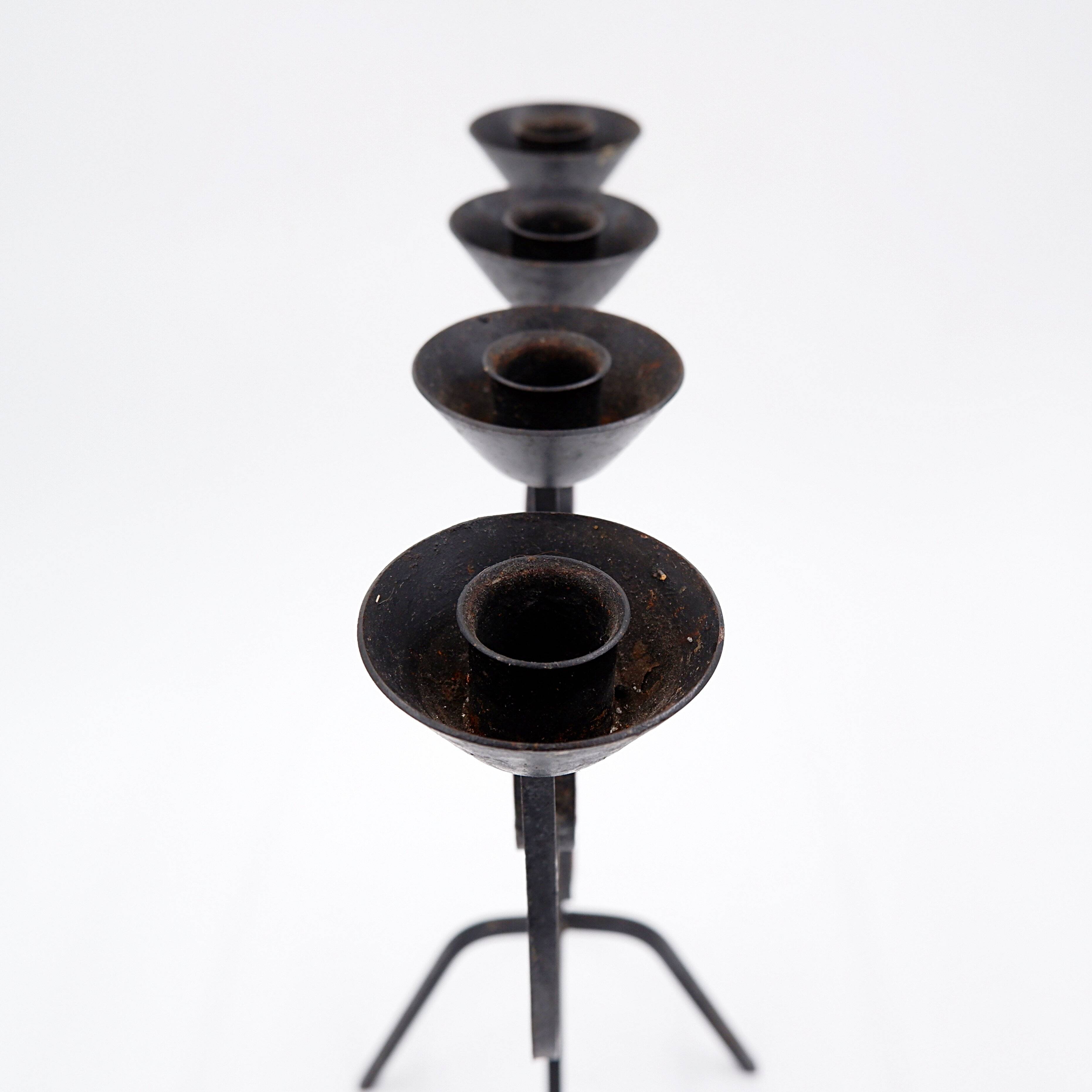 Swedish candlestick by Erik Hoglund and Hubbard Ander, 1960s