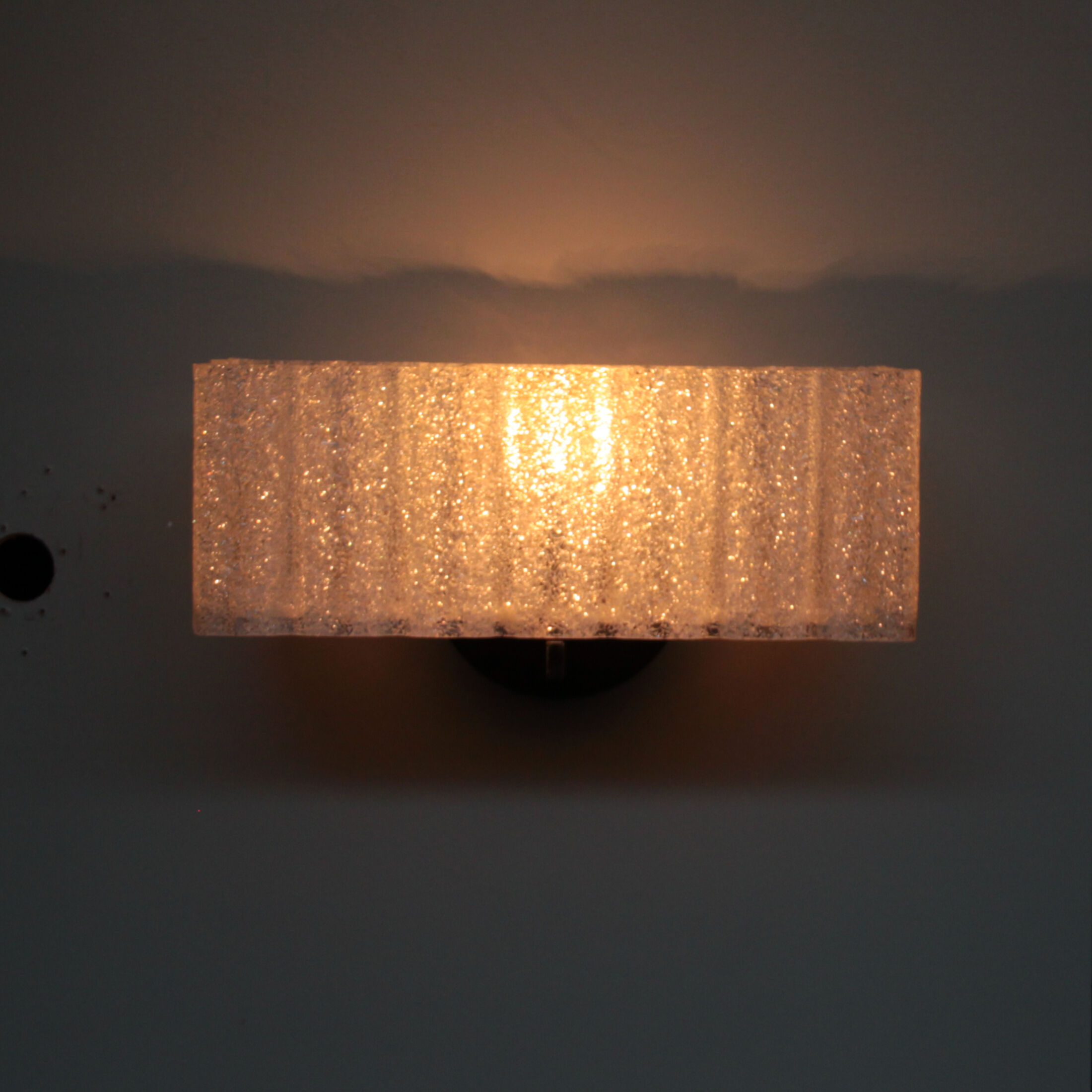 Wall lamp in perspex 60/70 rectangular old vintage decoration