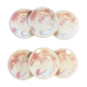 6 dessert plates views of orient rose