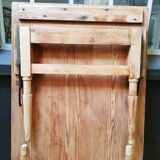 Table pliante en bois brasserie-guinguette , 6/8 couverts