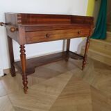 console-old dressing table-side table-mahogany stain
