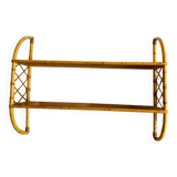 Rattan shelf