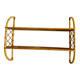 Rattan shelf