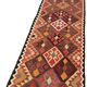 Turkish Handwoven Vintage Herki Kilim 80 cm x 400 cm